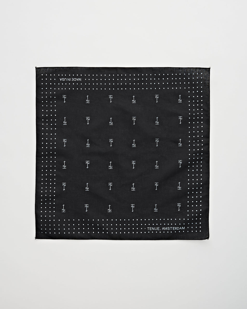 Tenue. Cross Bandana Black Apparel & Accessories 8720177715430