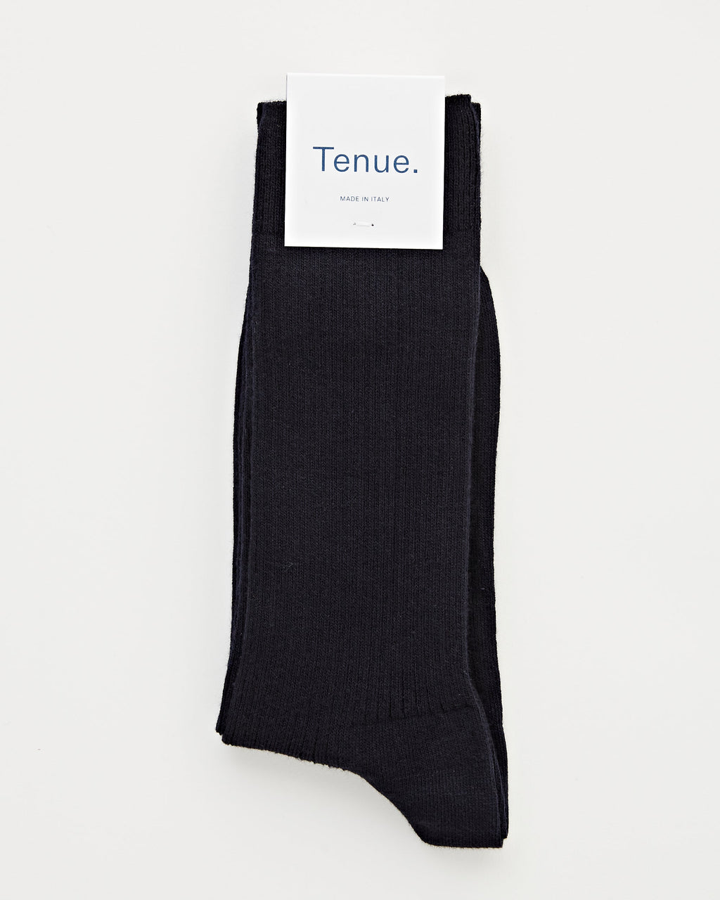 Tenue. Brera Rib Socks Blue Carlo Socks