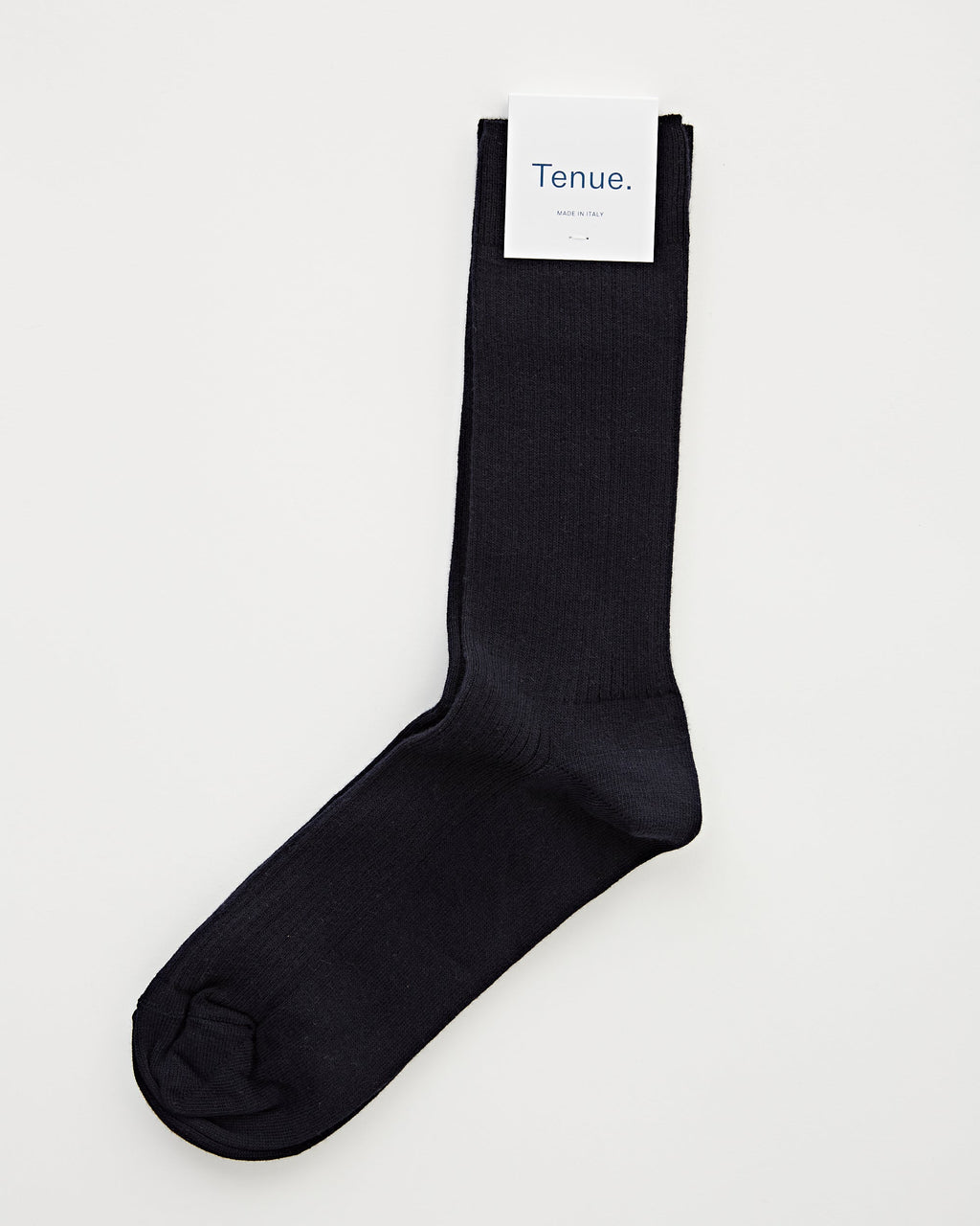 Tenue. Brera Rib Socks Blue Carlo Socks