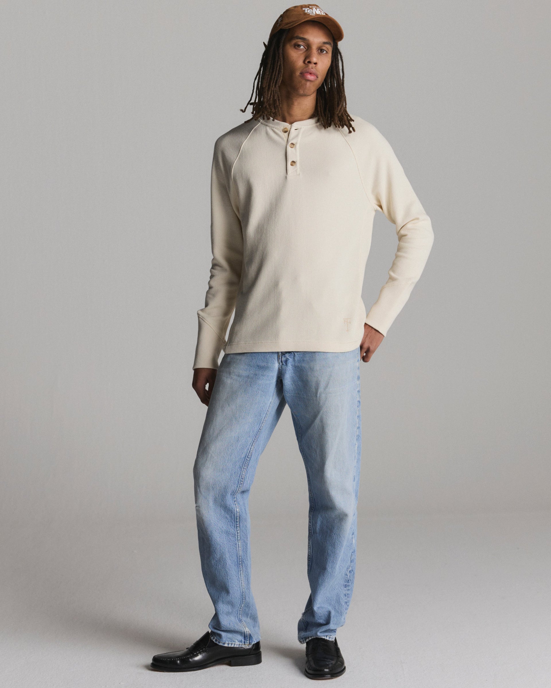 Tenue. Rower Natural T-shirt L/S Men