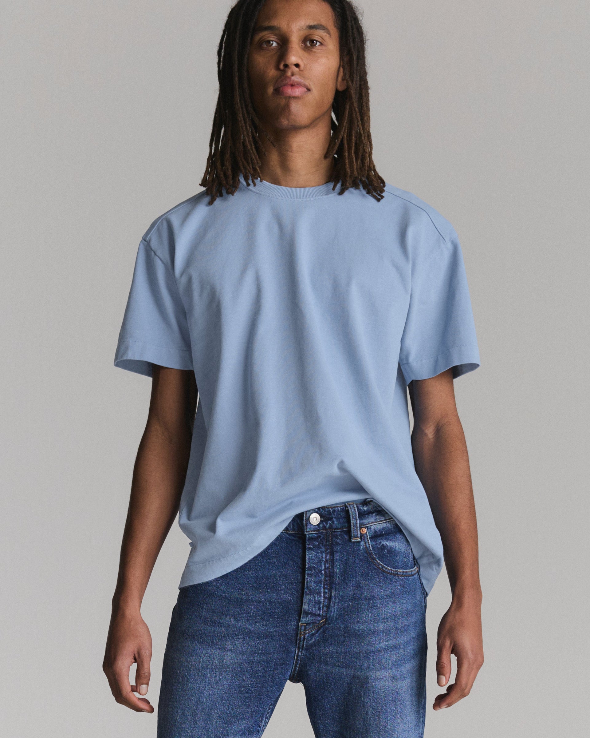 Tenue. Bruce Vintage Blue T-shirt S/S Men