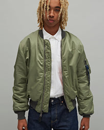 Tenue. Tenue. x Alpha Industries MA-1 Bomber Jacket Sage Green JKT Short Unisex