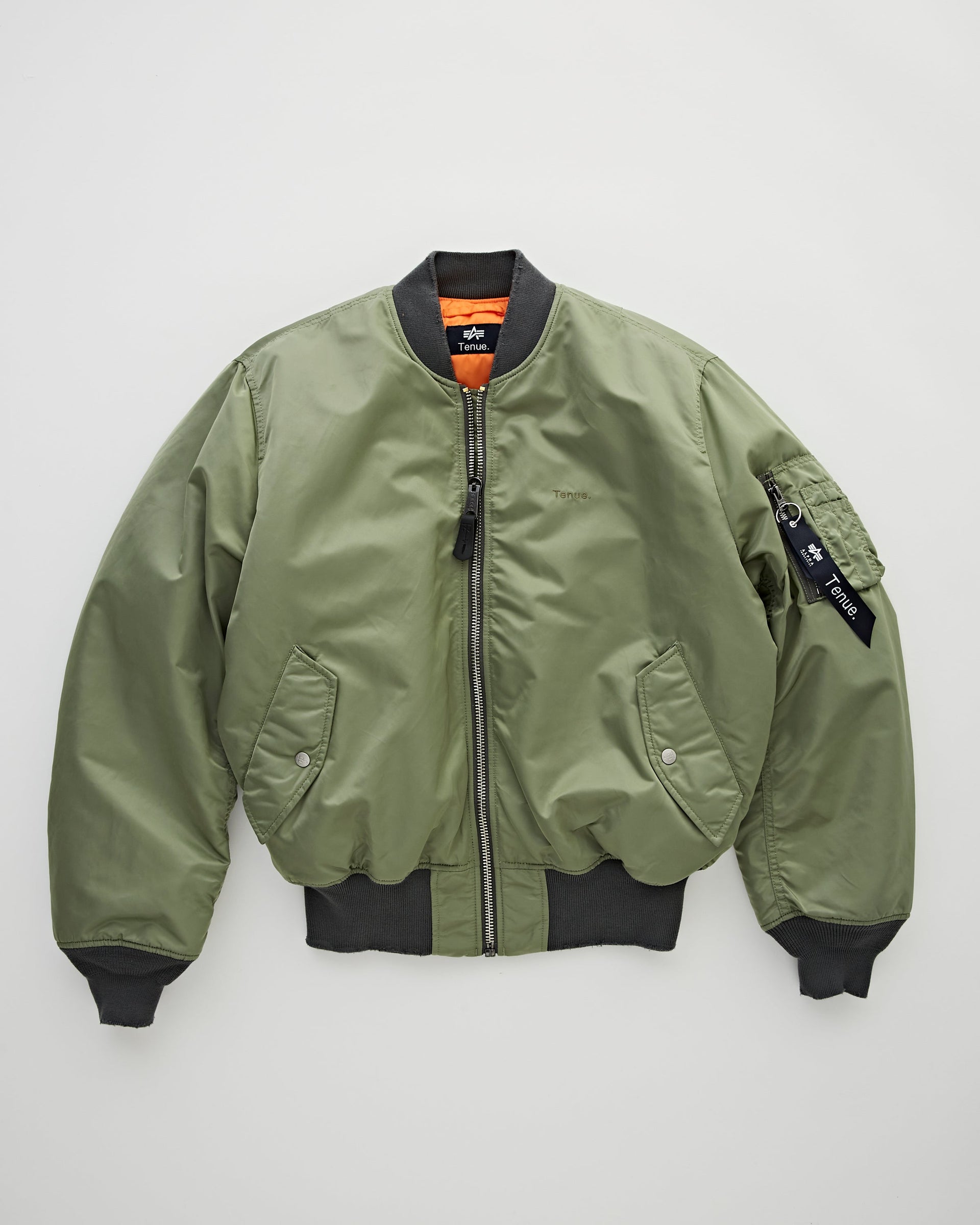 Tenue. – Tenue. x Alpha Industries MA-1 Bomber Jacket Sage Green