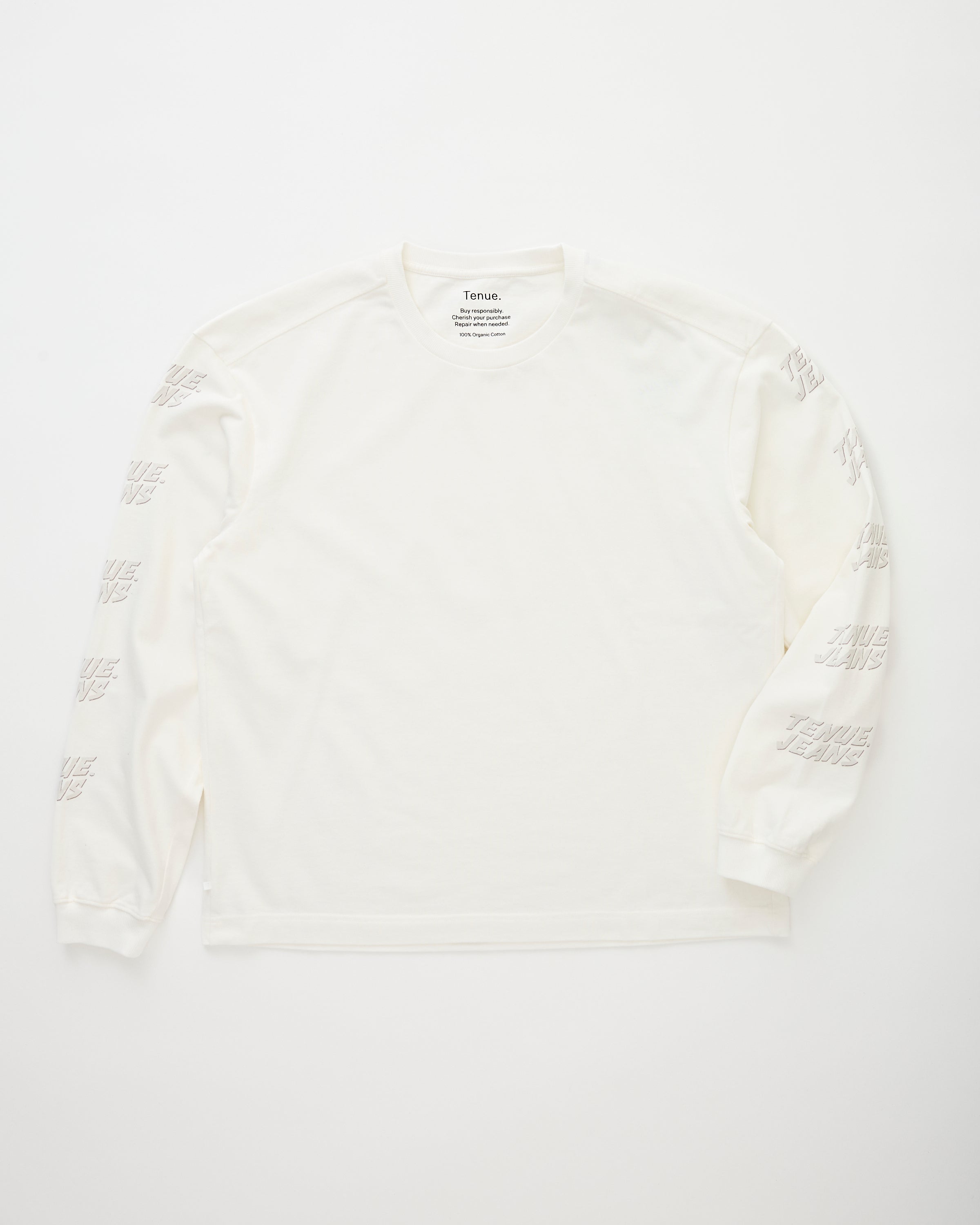 Brad T-Shirt Vintage White Print