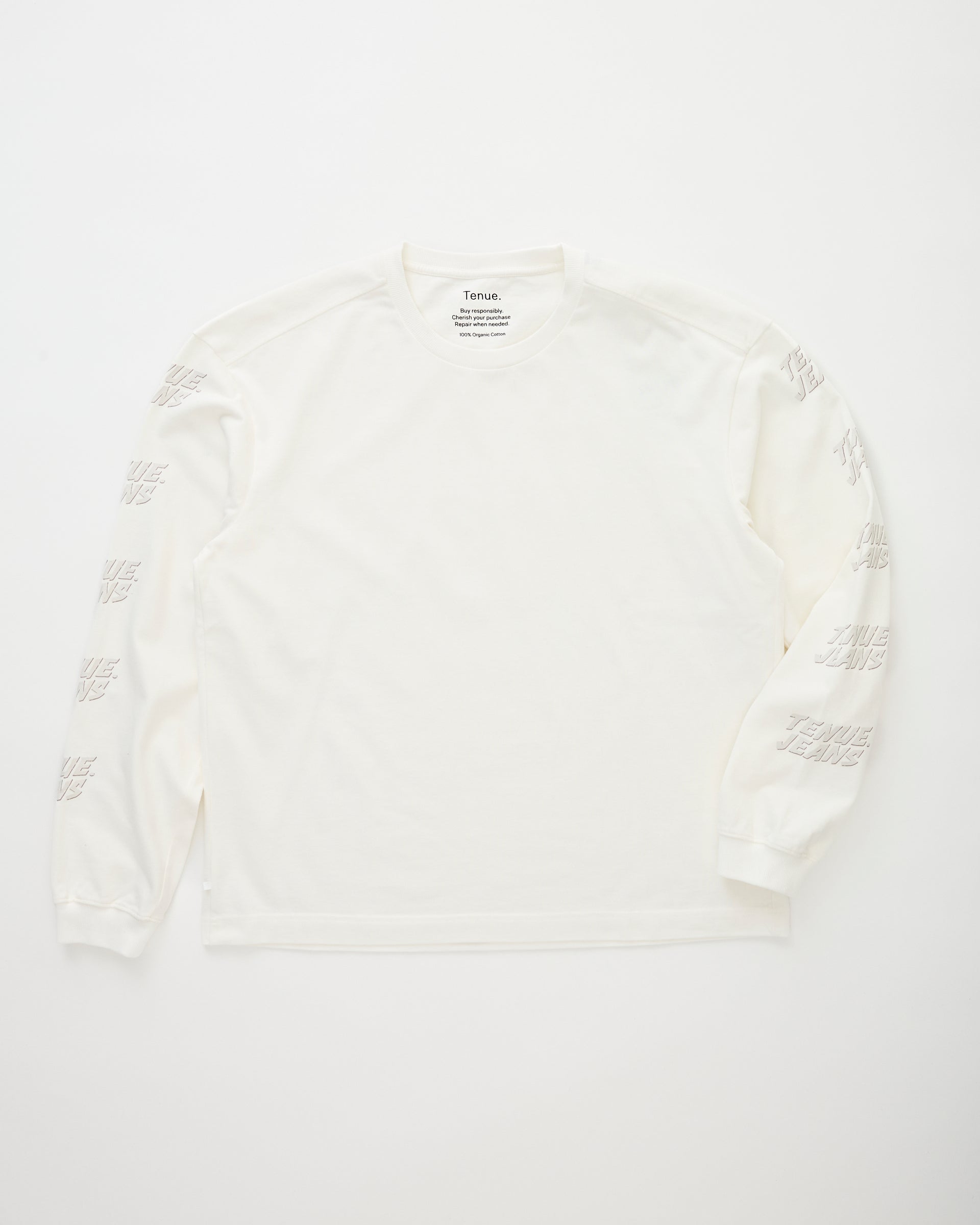 Brad T-Shirt Vintage White Print