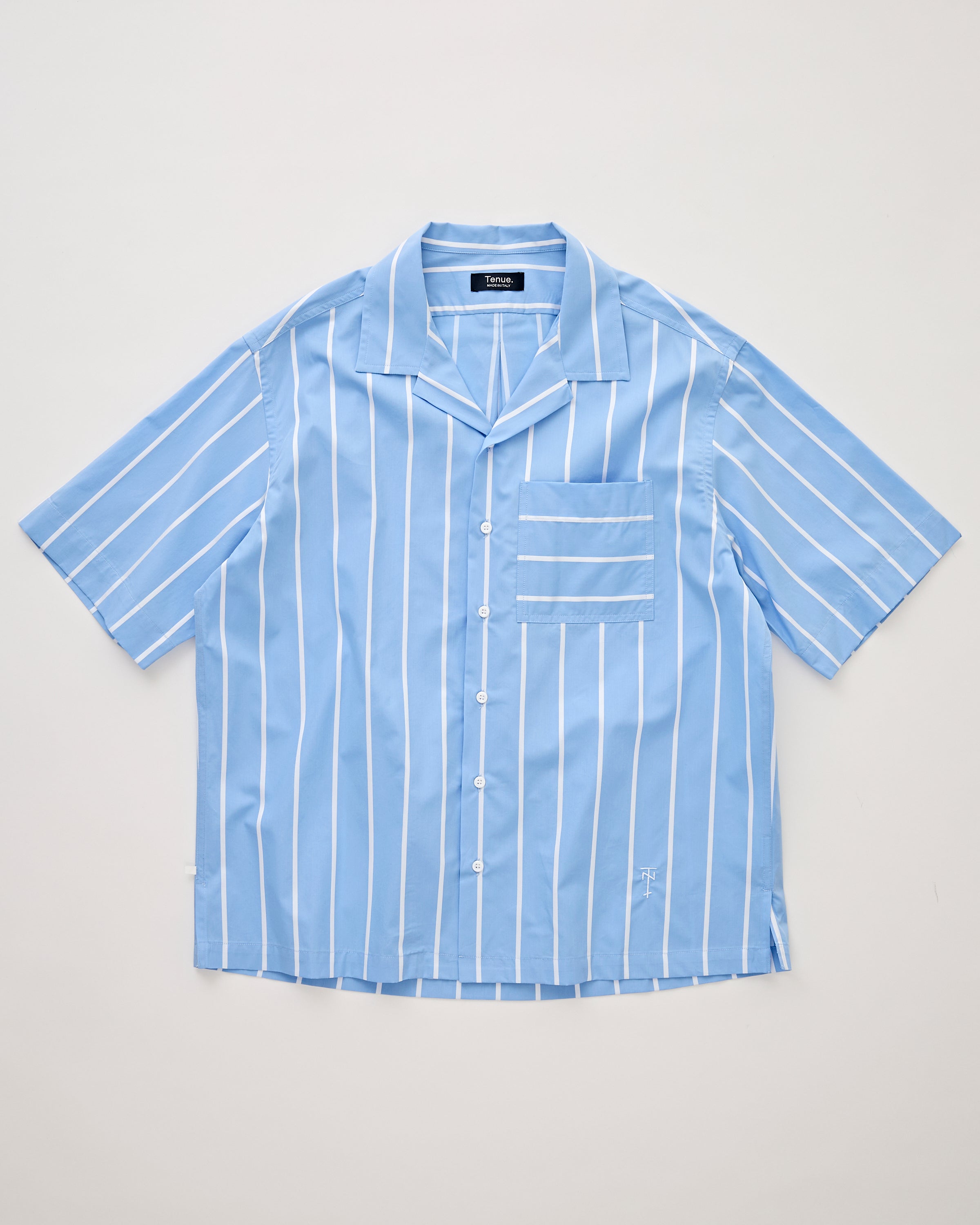 Camp Shirt Ocean Stripe