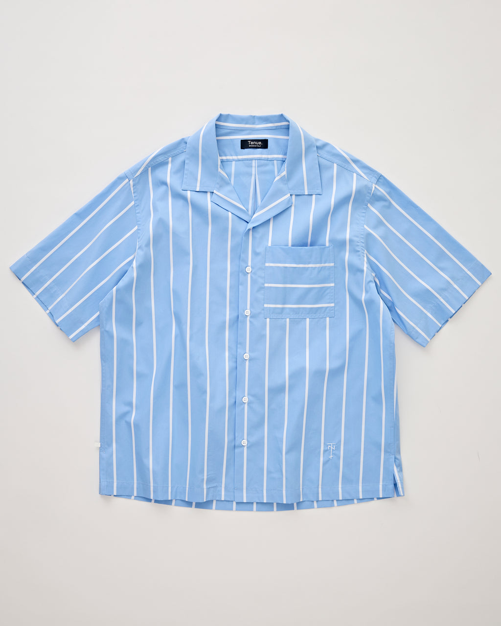 Camp Shirt Ocean Stripe