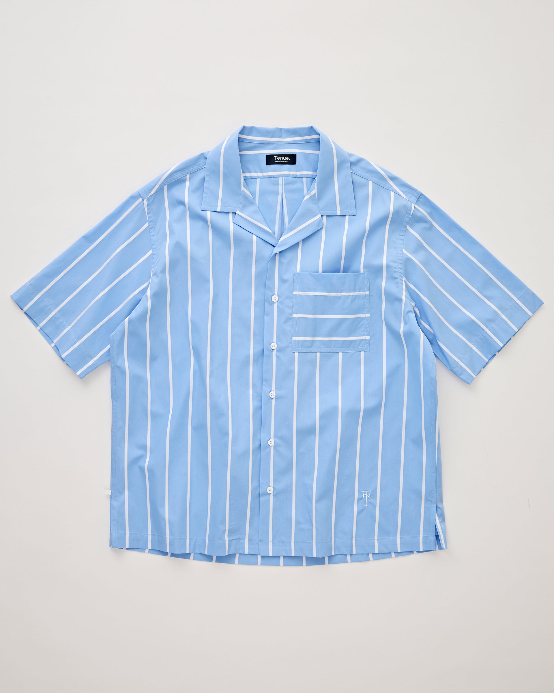 Camp Shirt Ocean Stripe