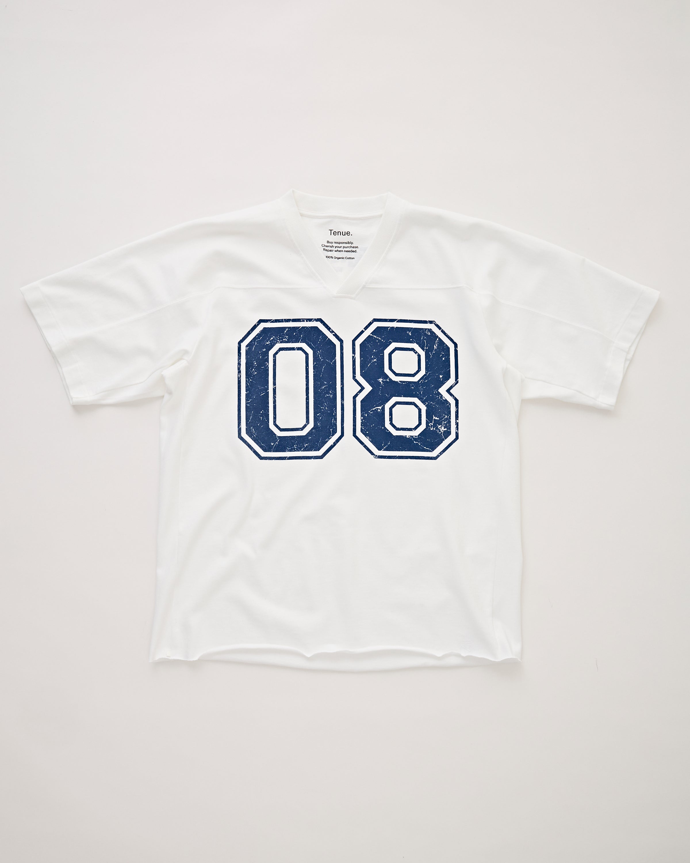 Football T-Shirt 08 Optic White