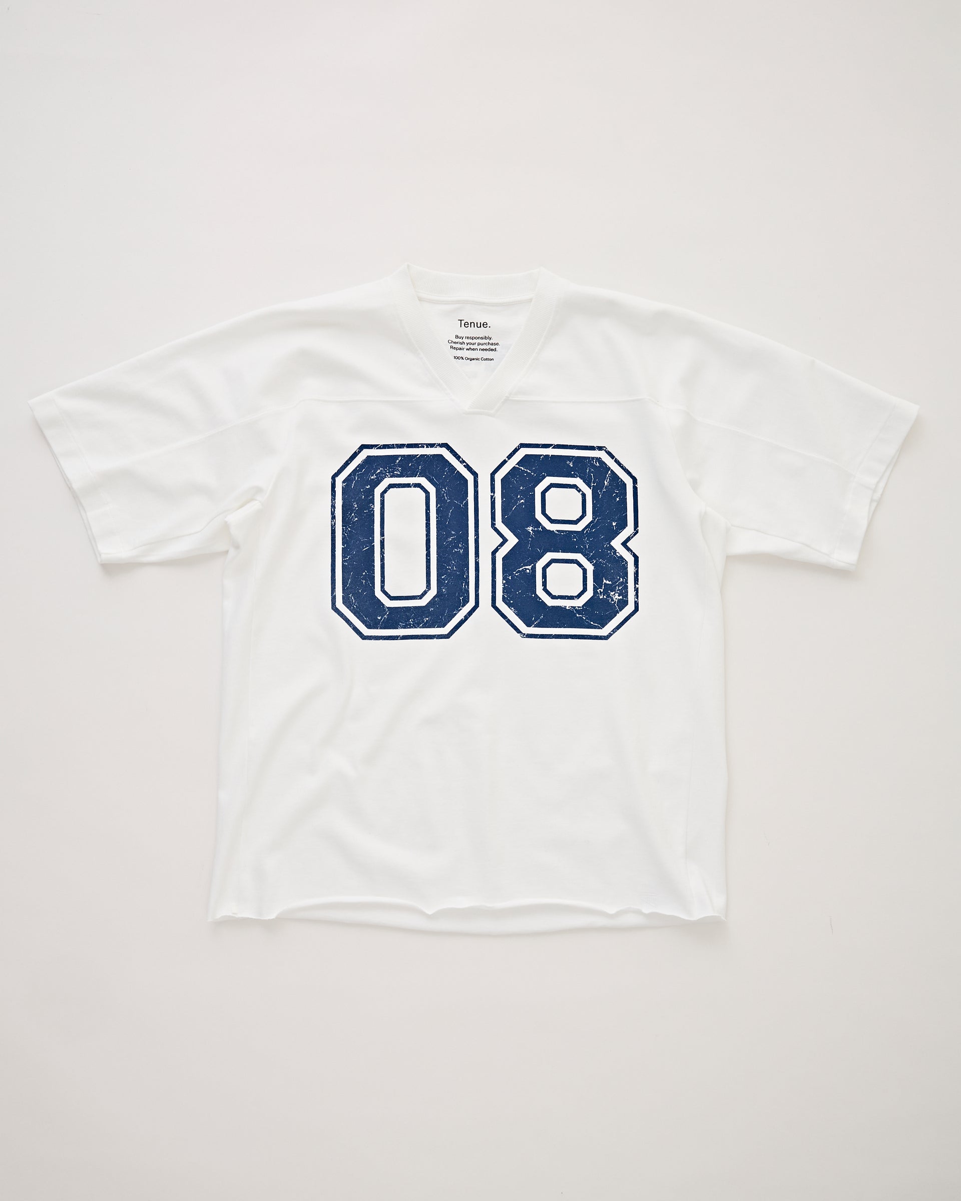 Football T-Shirt 08 Optic White
