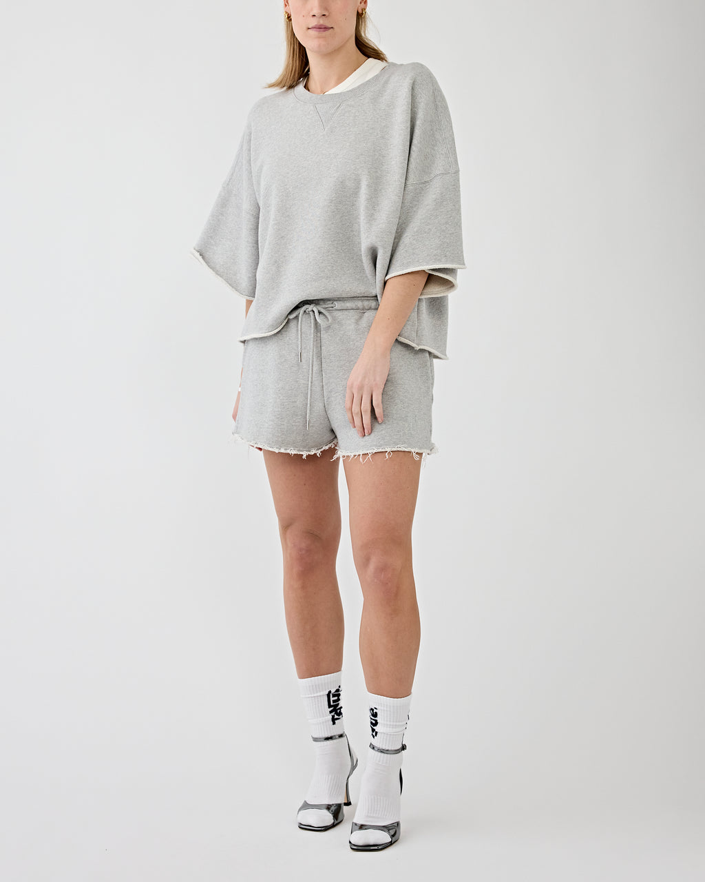 Harper Sweat Grey Melange