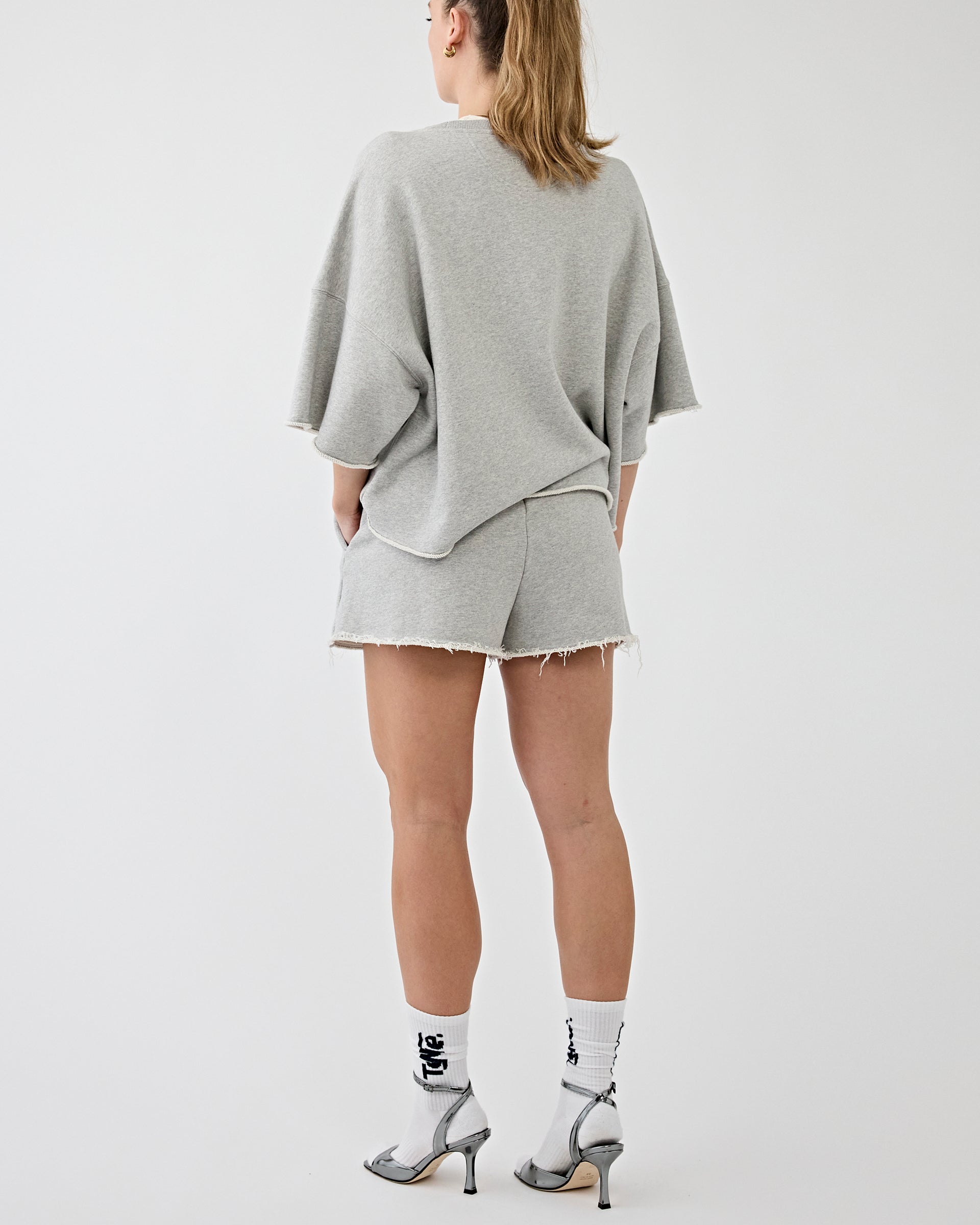 Harper Short Grey Melange