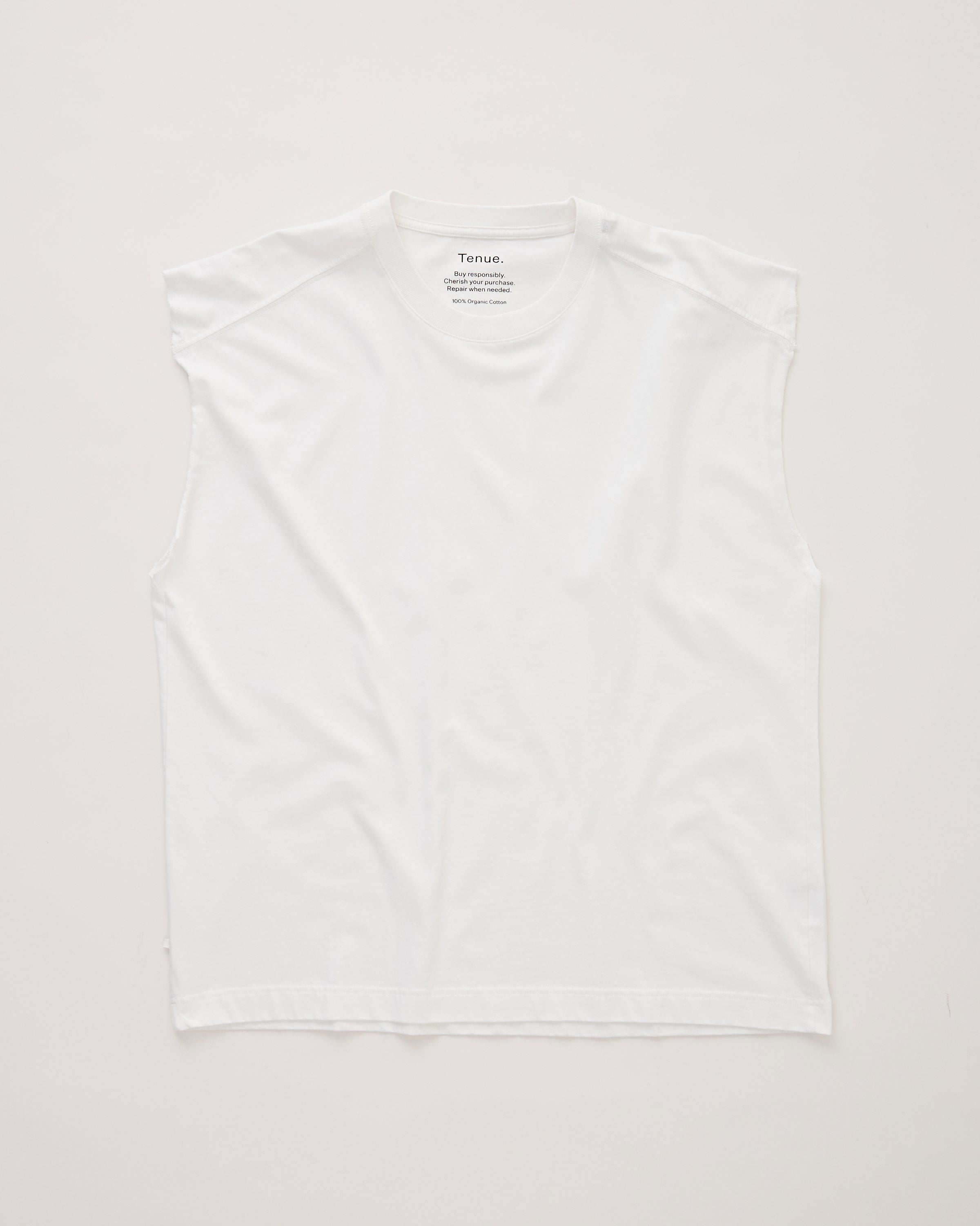 Jovi Sleeveless T-Shirt Optic White