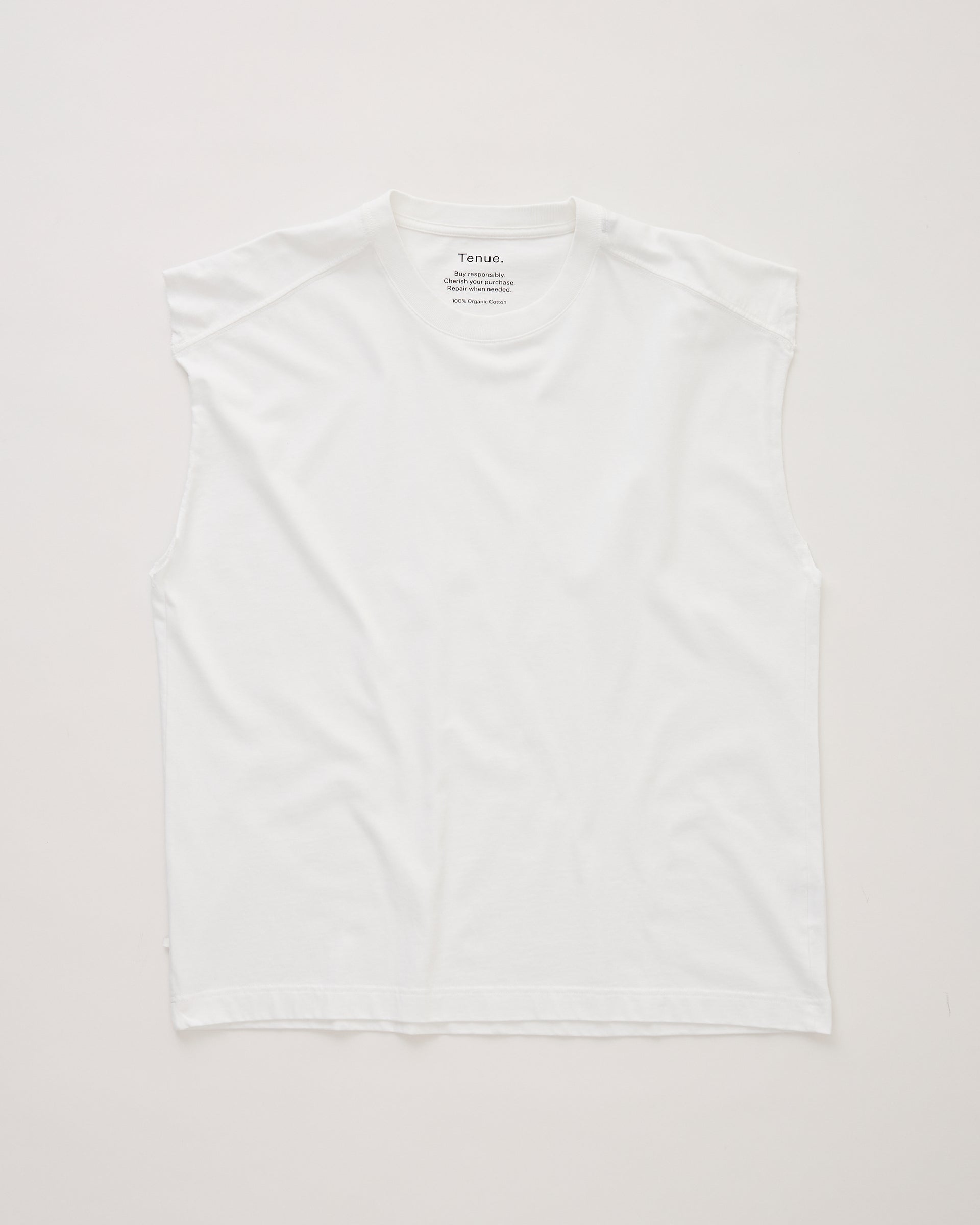 Jovi Sleeveless T-Shirt Optic White