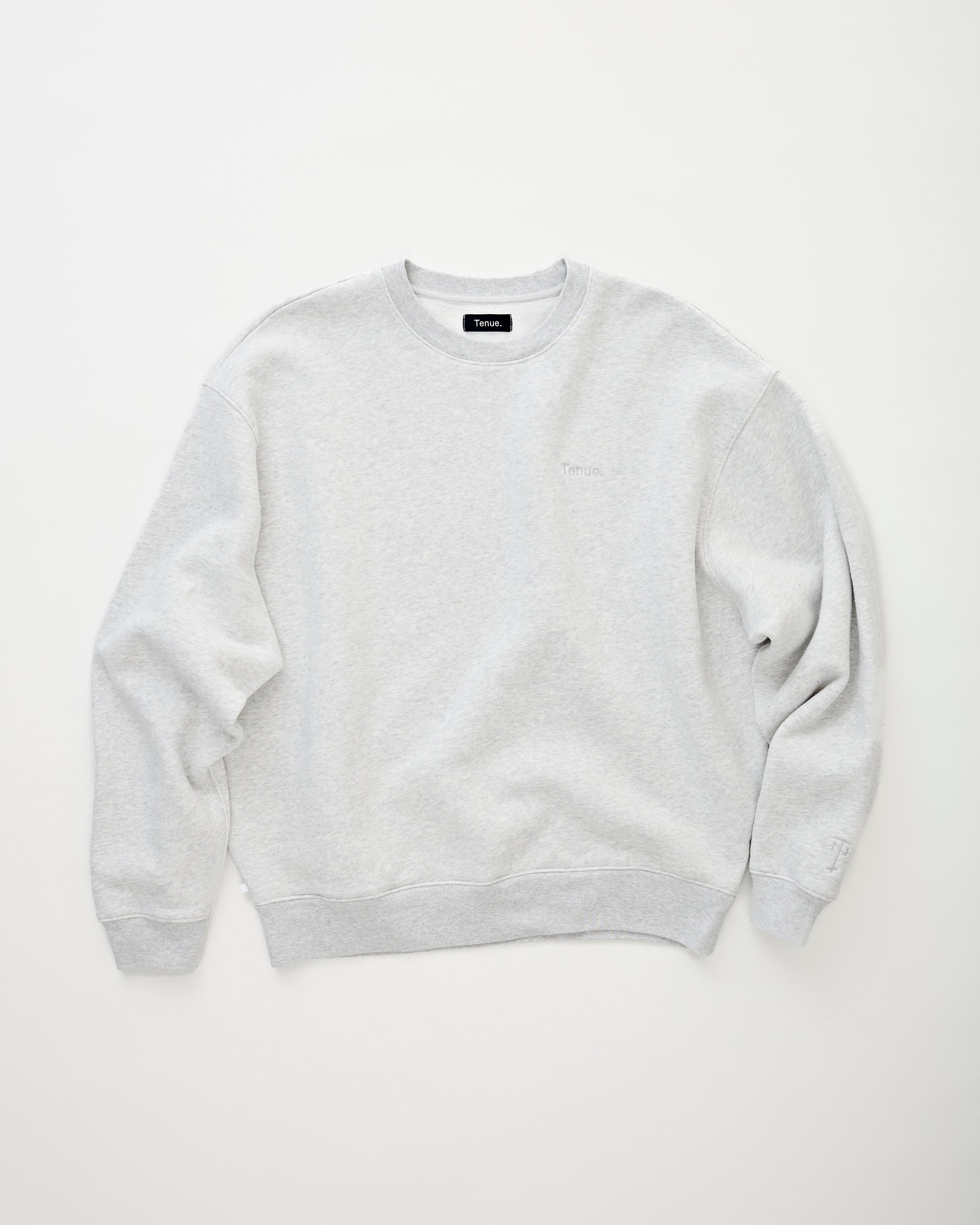 Kelly Sweat Light Grey Melange