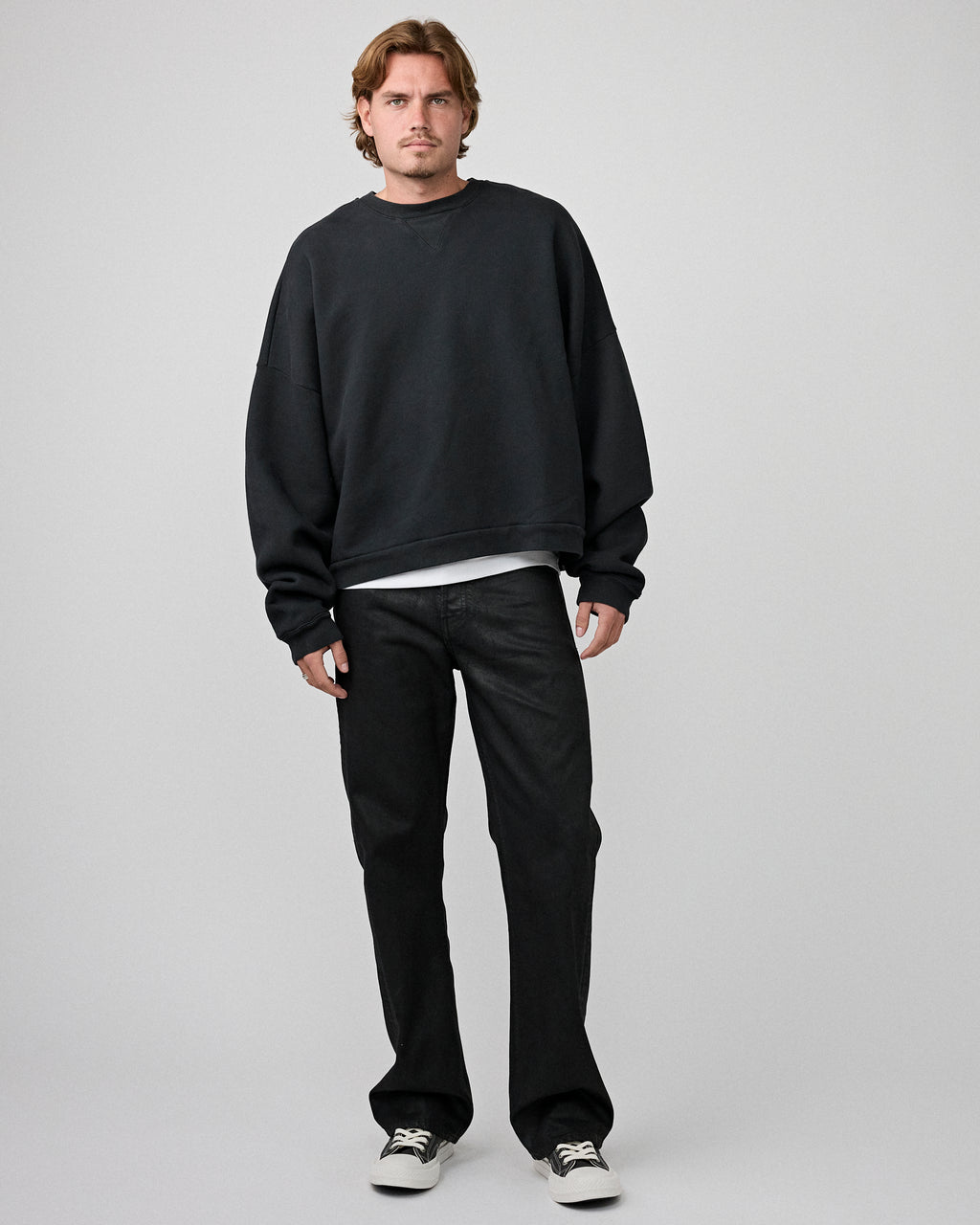 Max Jeans Black Coated
