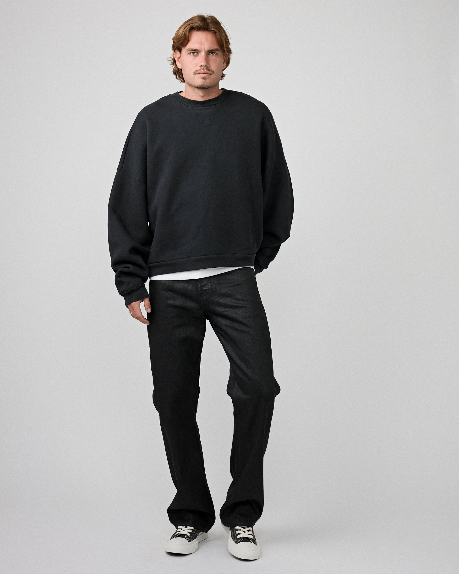 Max Jeans Black Coated