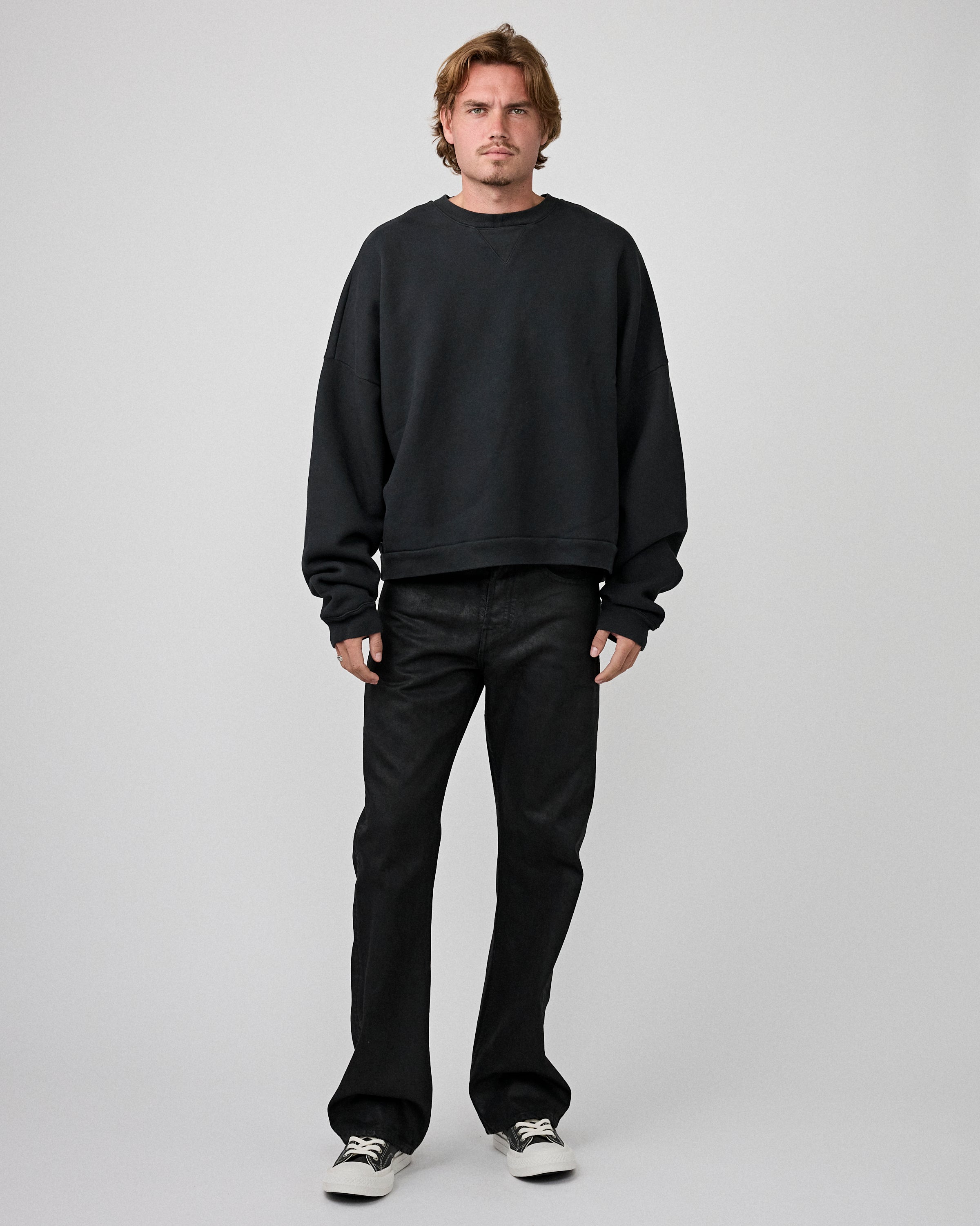 Max Jeans Black Coated