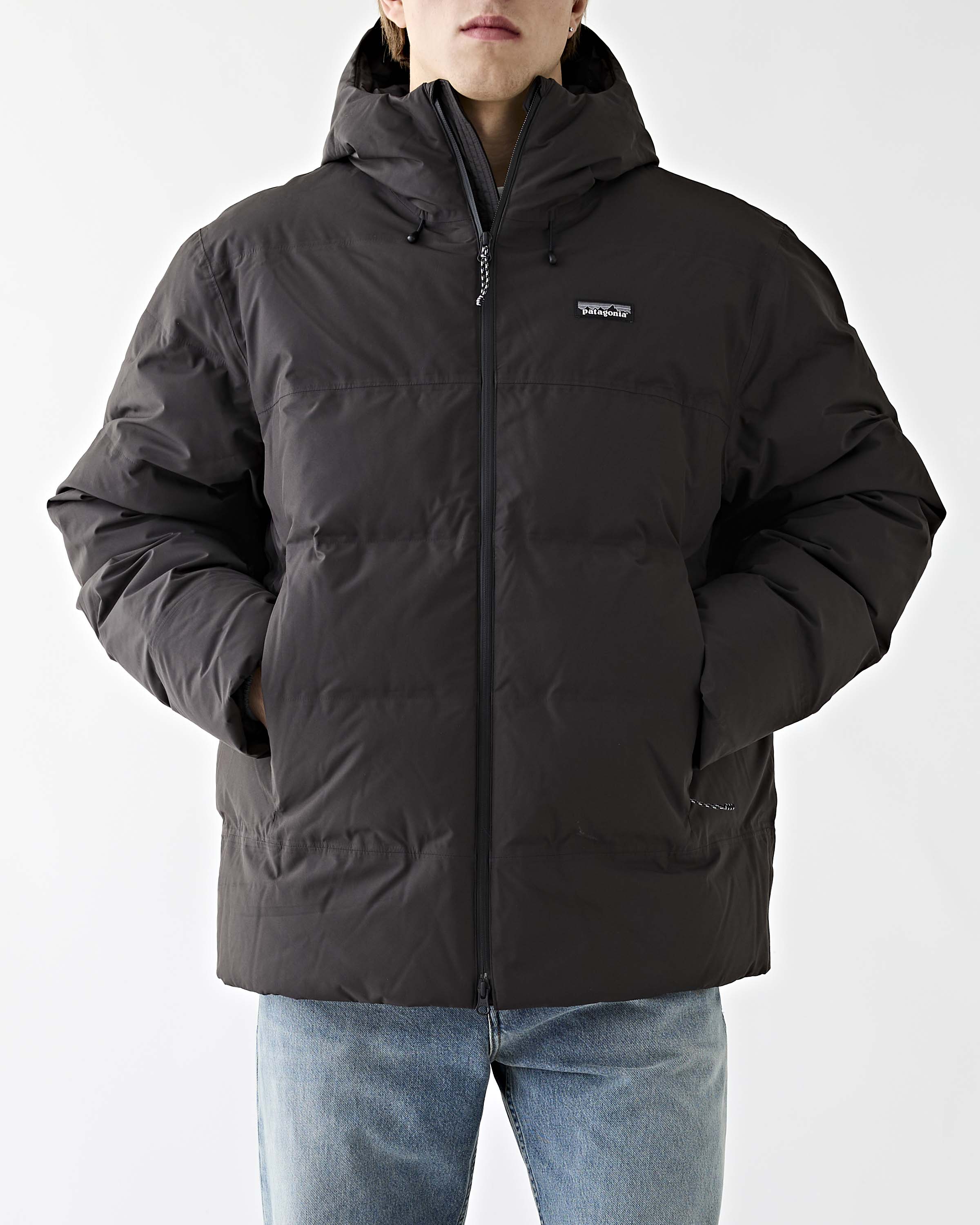 Patagonia Men's Jackson Glacier Jacket Black Tenue.