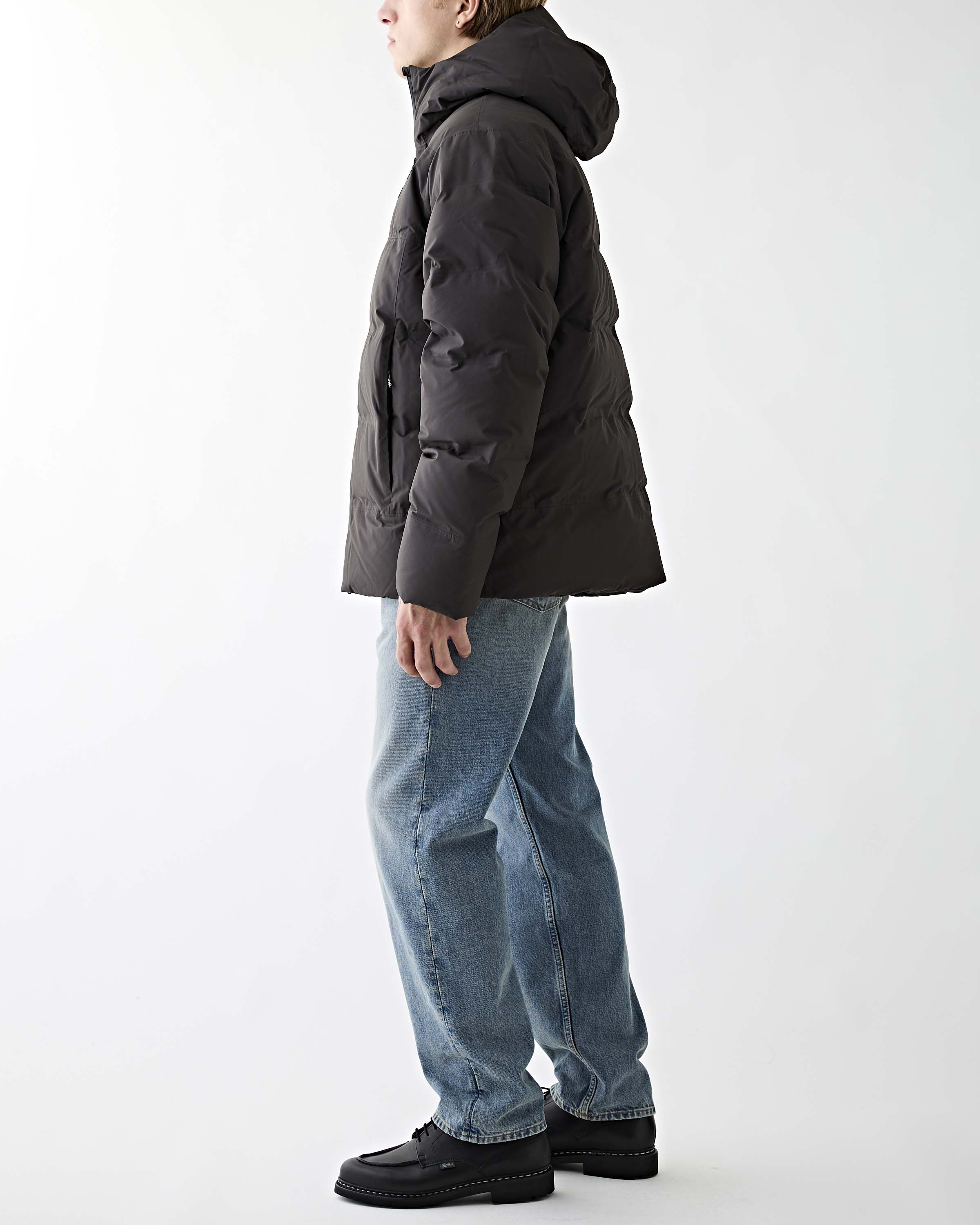 Patagonia Men's Jackson Glacier Jacket Black Tenue.