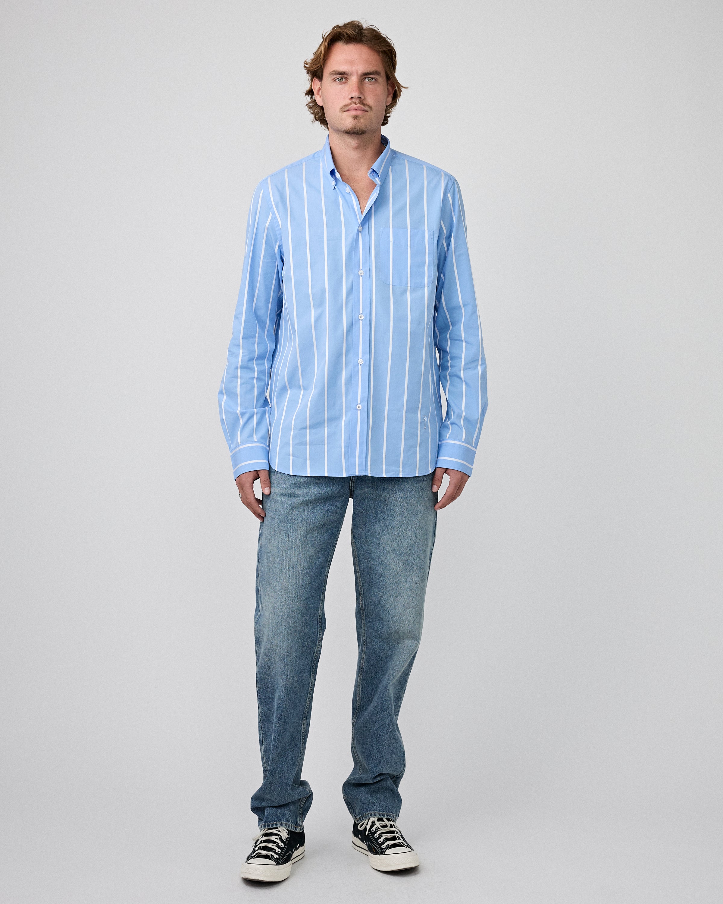 Ralph Shirt Ocean Stripe
