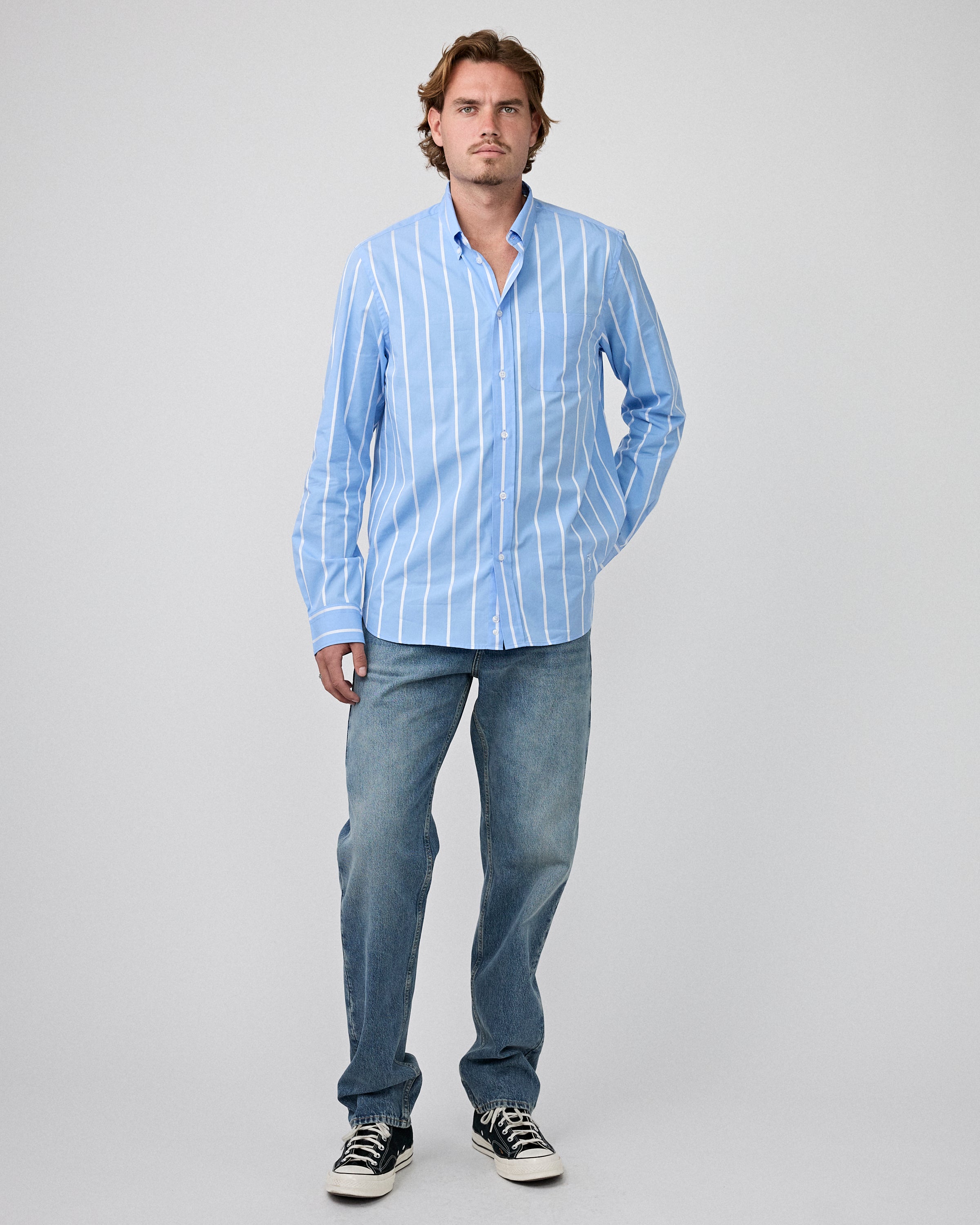Ralph Shirt Ocean Stripe