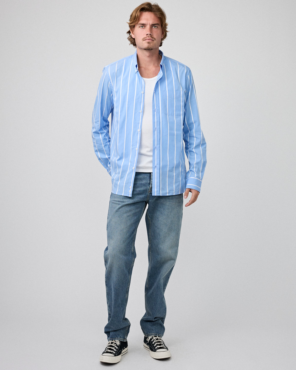 Ralph Shirt Ocean Stripe