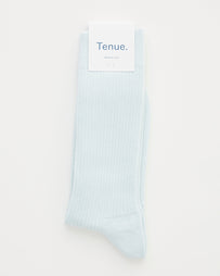 Brera Rib Socks Cielo