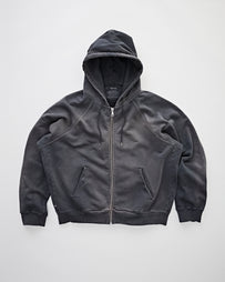 Chris Zip Hoodie Faded Black