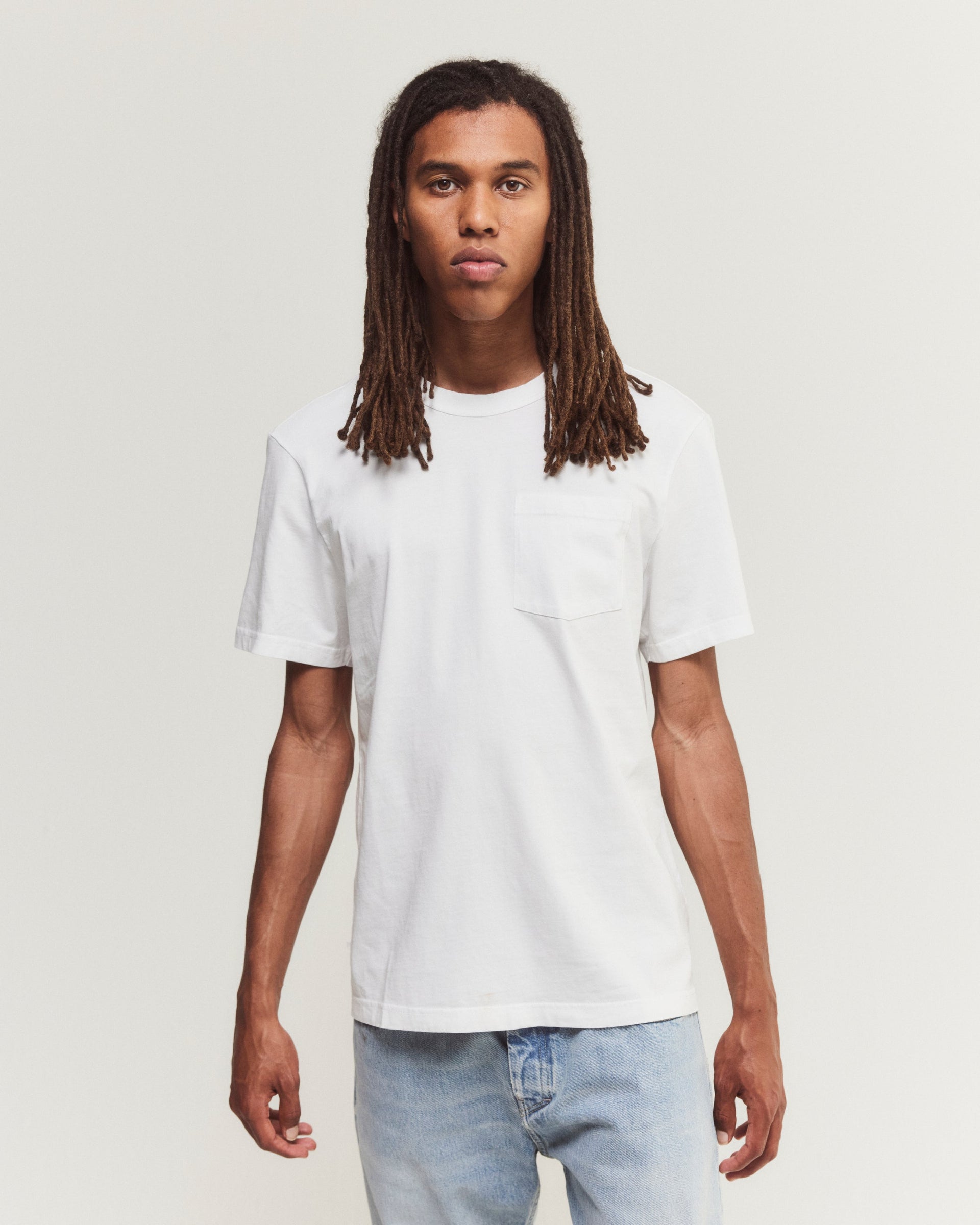 – John Pocket T-Shirt White – - Main Image