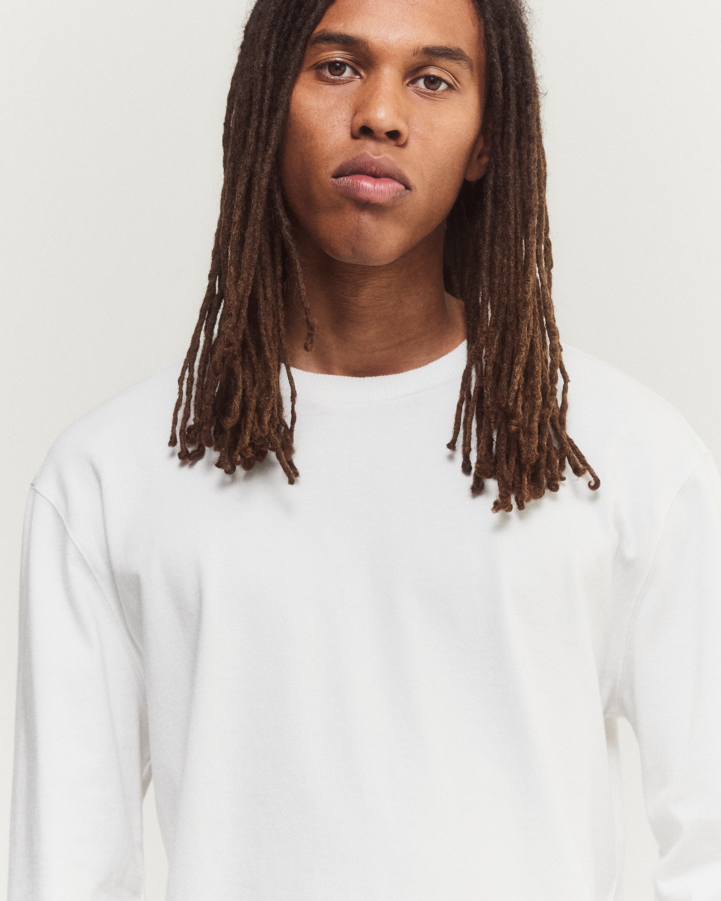 Tenue. Brad Optic White T-shirt L/S Men