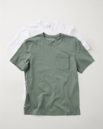 Tenue. 2-Pack John Jade & White T-shirt S/S Men