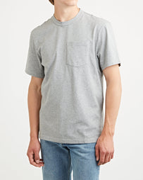 Tenue. John Pocket Tee Heather Grey T-shirt S/S Men