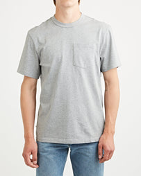 Tenue. John Pocket Tee Heather Grey T-shirt S/S Men