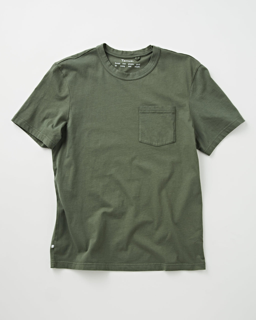 Tenue. John Pocket Tee Jade T-shirt S/S Men