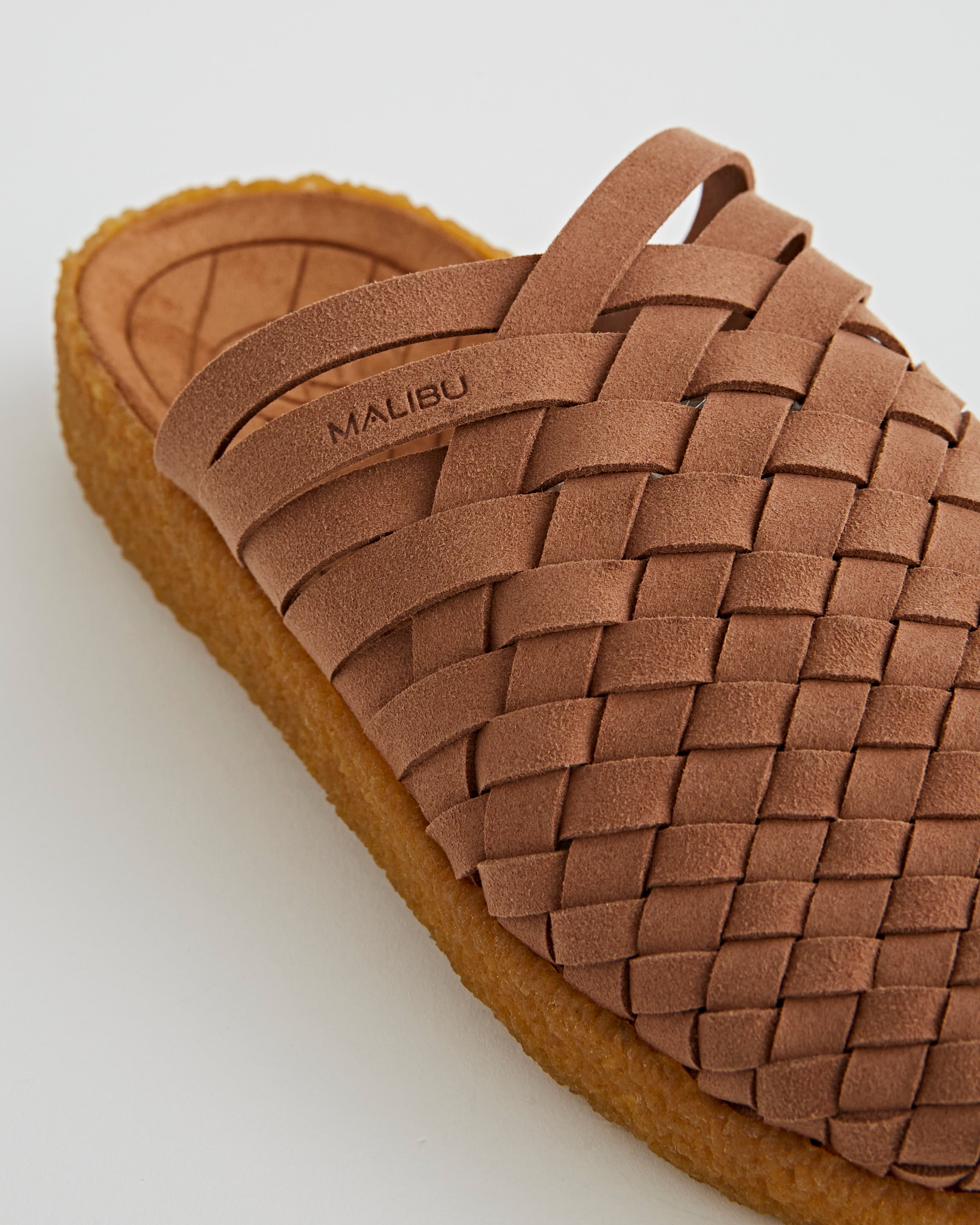 Malibu Sandals Colony Suede Vegan Leather Walnut Shoes Leather Unisex