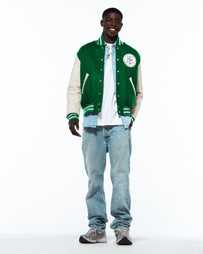 Tenue. Tenue. x Private White V.C. Varsity Jacket Forest Green JKT Short Men