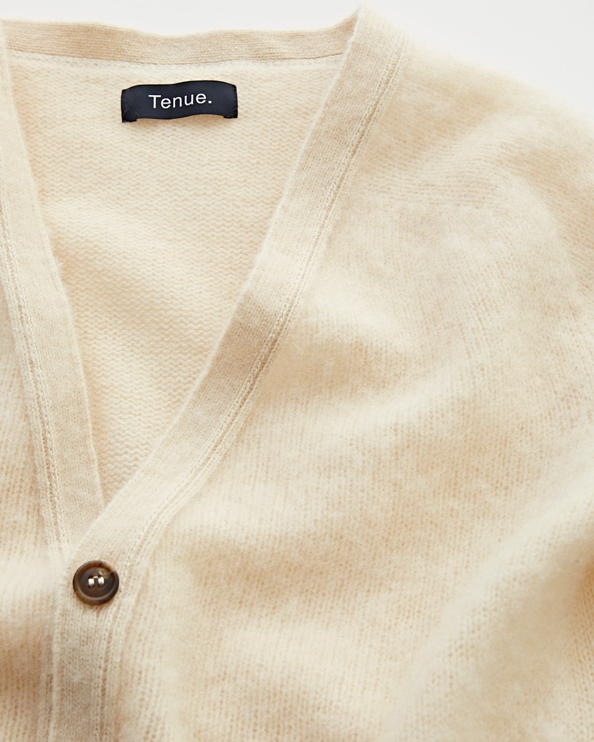 Tenue. Layne Cream Knitwear Men