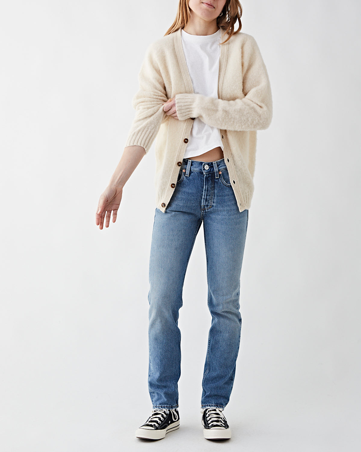 Tenue. Layne Cream Knitwear Men