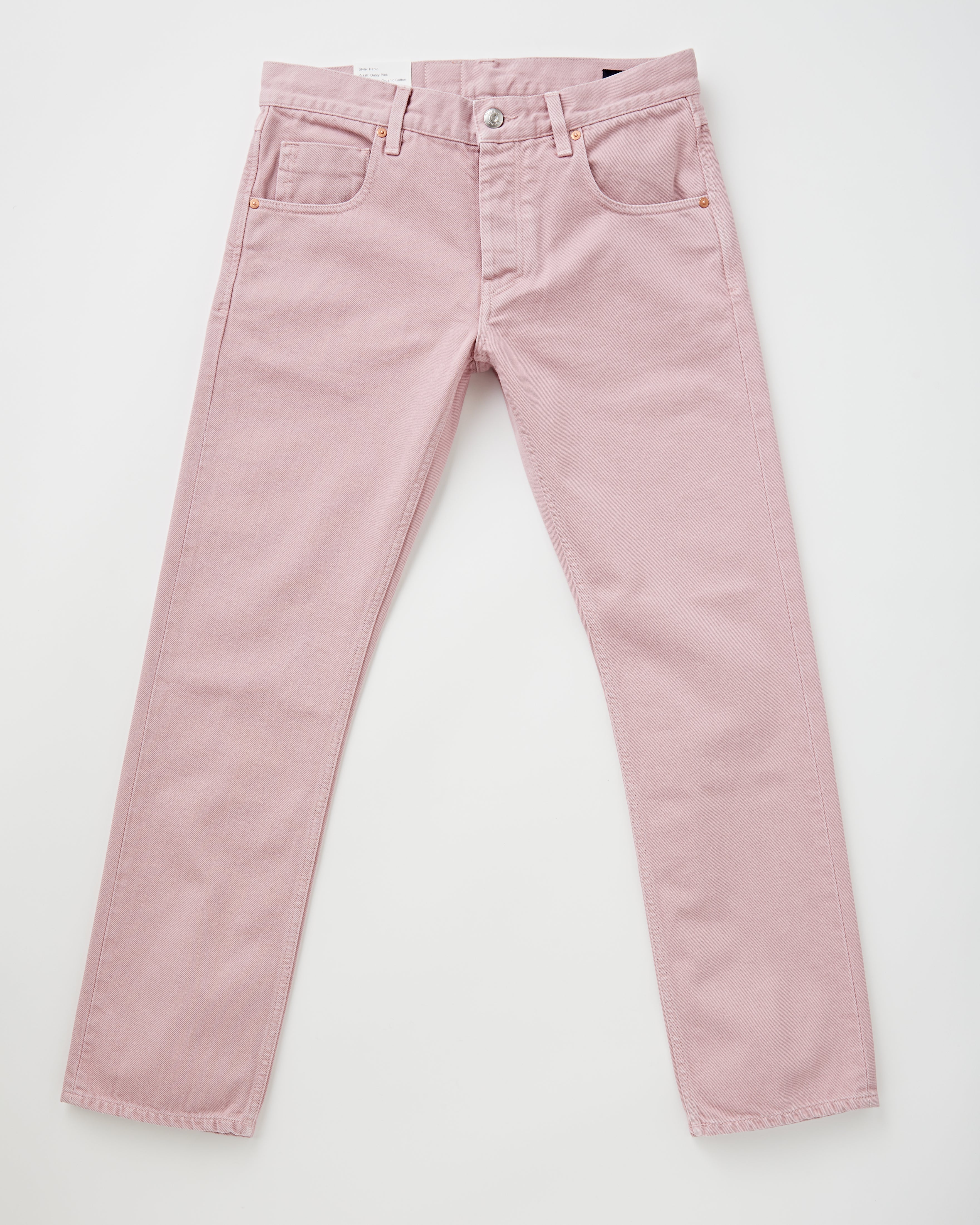 Tenue. Pablo Dusty Pink Denim Men