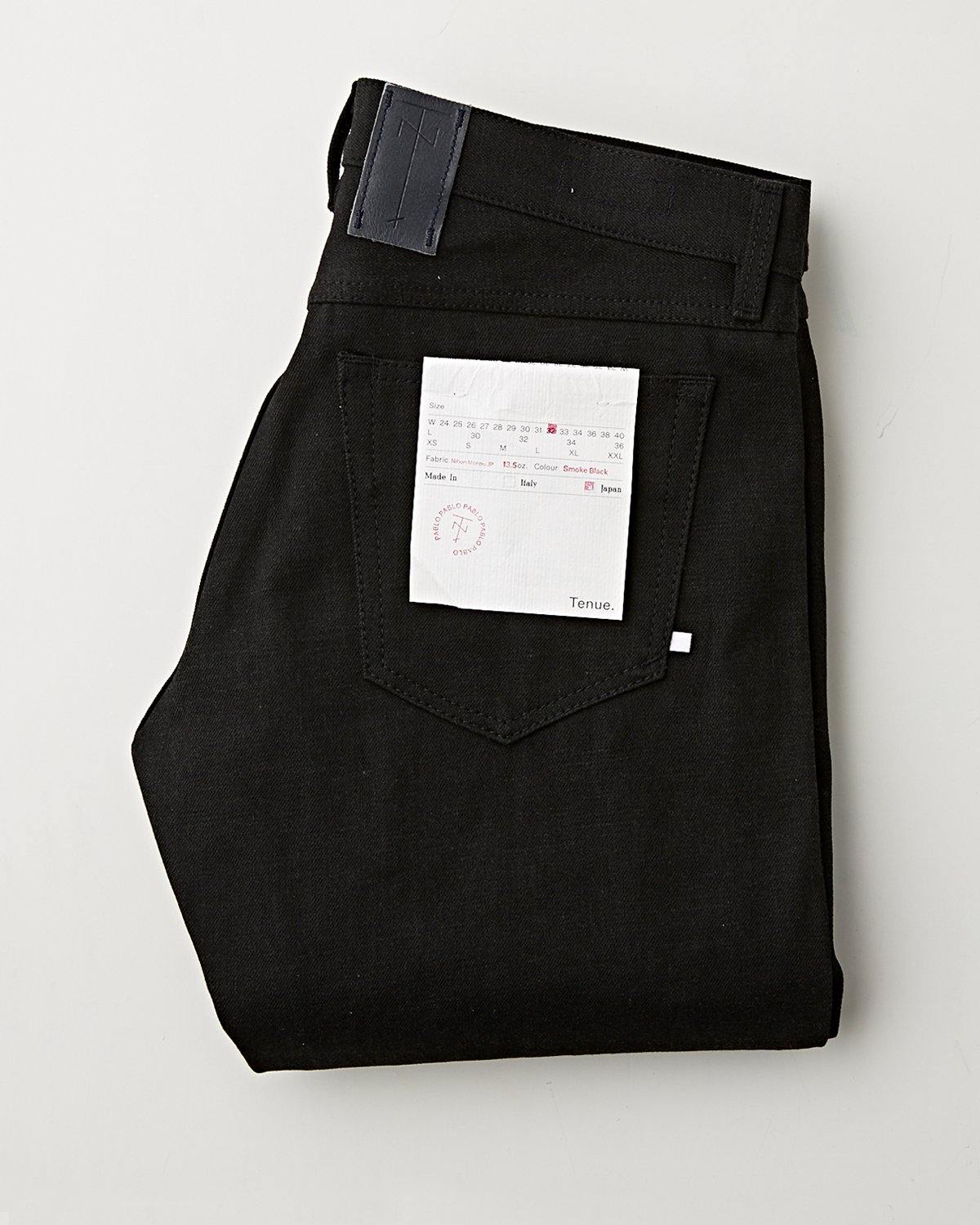 Tenue. Pablo Smoke Black Denim Men