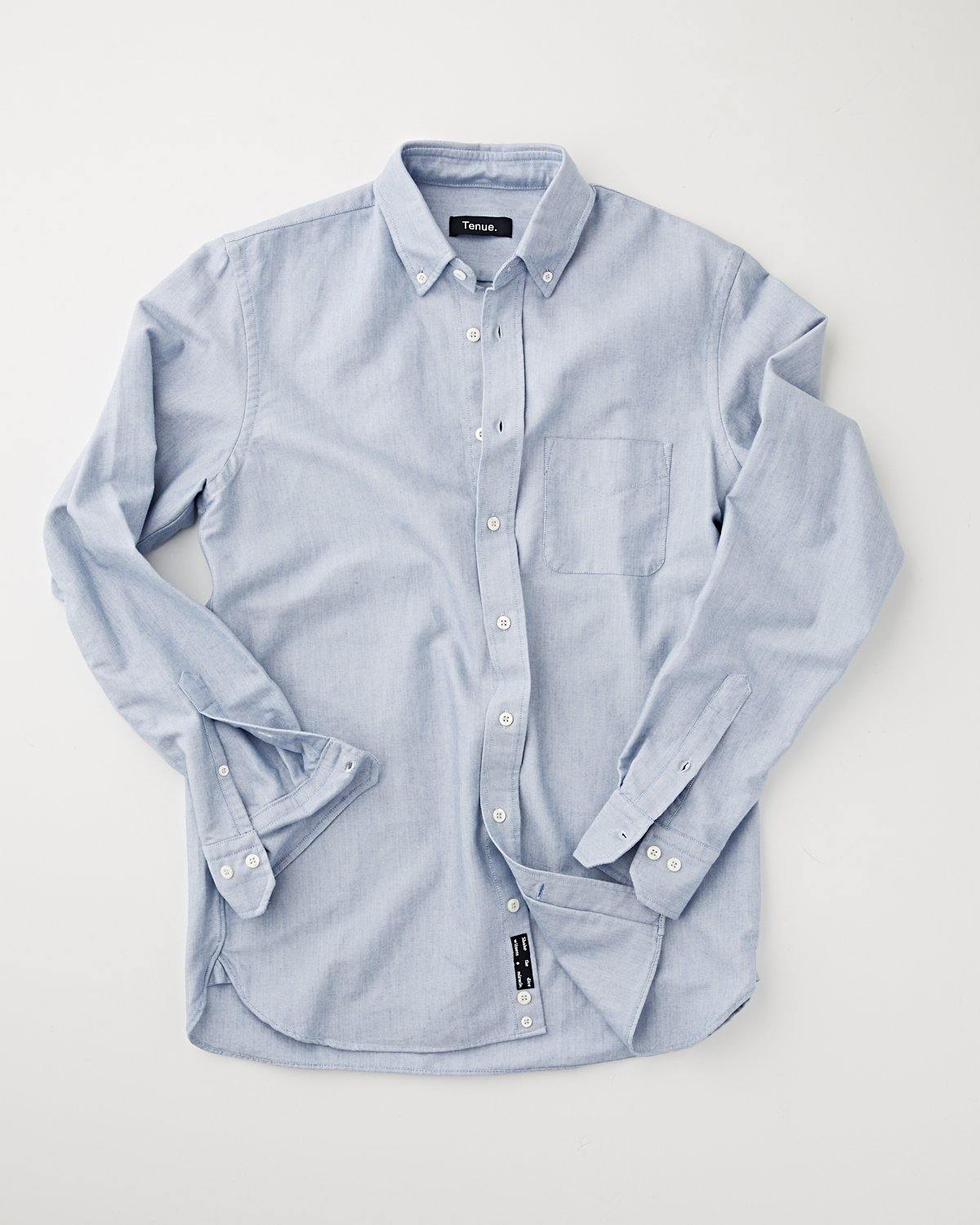 Tenue. Ralph Oxford Blue Shirt L/S Men