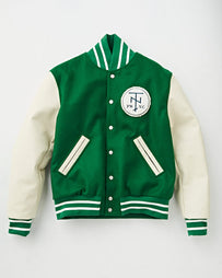 Tenue. Tenue. x Private White V.C. Varsity Jacket Forest Green JKT Short Men